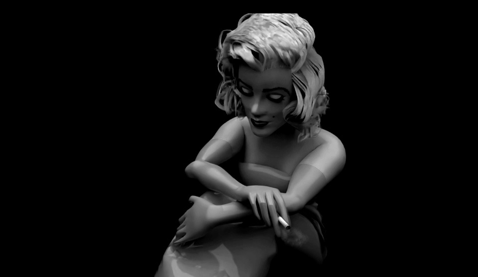 Marilyn Monroe character sculpt